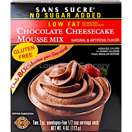 Sugar Free Low Fat Mousse Mix - Chocolate Cheesecake
